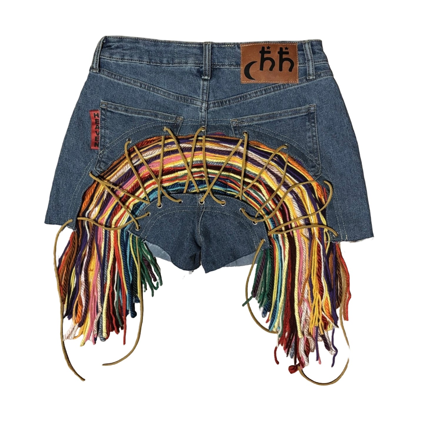 Light Wash Aux Shorts